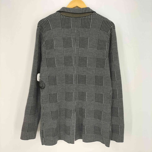 クルチアーニ Cruciani イタリア製 ウール100 ガンクラブチェック 3Bテーラードジャケット メンズ 50