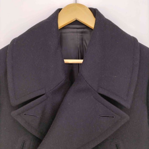 アレキサンダーマックイーン Alexander McQueen 08aw 本人期 イタリア製 カシミヤ混 4ポケ ウール ピーコート メンズ 48