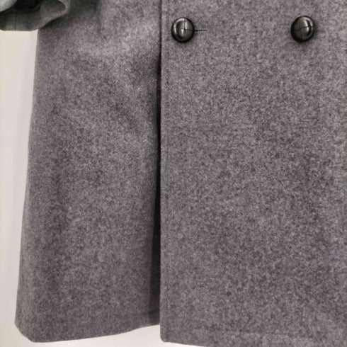 クリスヴァンアッシュ KRIS VAN ASSCHE クルミボタン カシミヤ混 ウール ベルテッド トレンチ コート メンズ 46