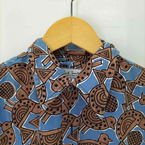 ポールスミス Paul Smith 総柄ボタンシャツ 鳥 メンズ JPN:2