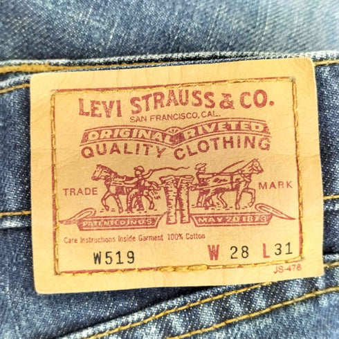 リーバイス Levis W519 デニムパンツ レディース 28X31