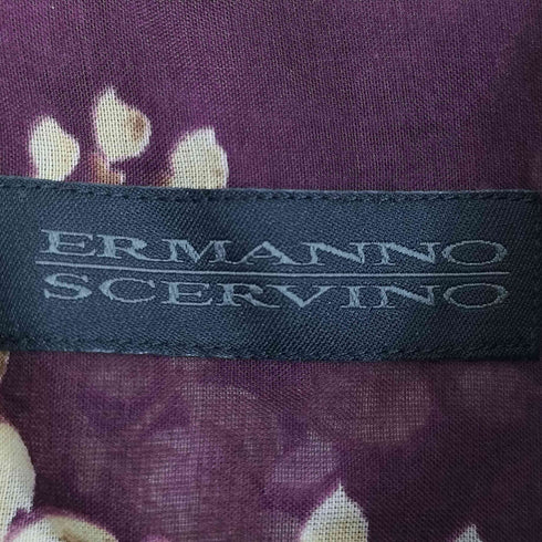ERMANNO SCERVINO 総柄 シアーシャツ メンズ 46