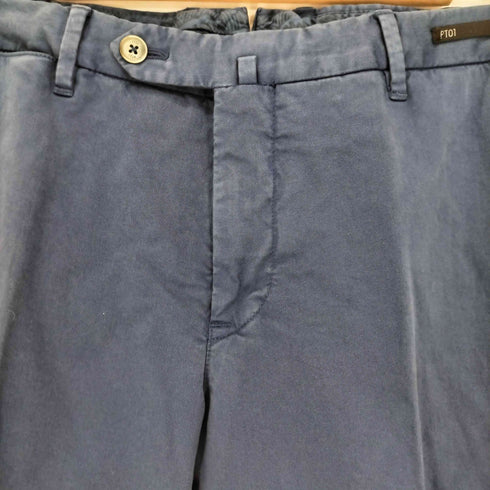 ピーティーゼロウーノ PT01 Malibu STRETCH SUPER SLIM FIT センタープレス チノスラックス メンズ 52