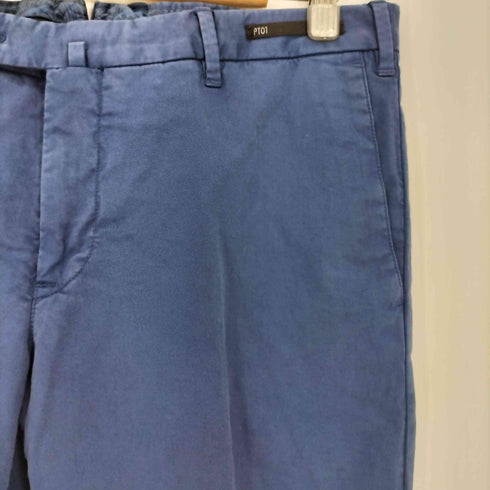 ピーティーゼロウーノ PT01 Malibu STRETCH SUPER SLIM FIT センタープレス チノスラックス メンズ 52