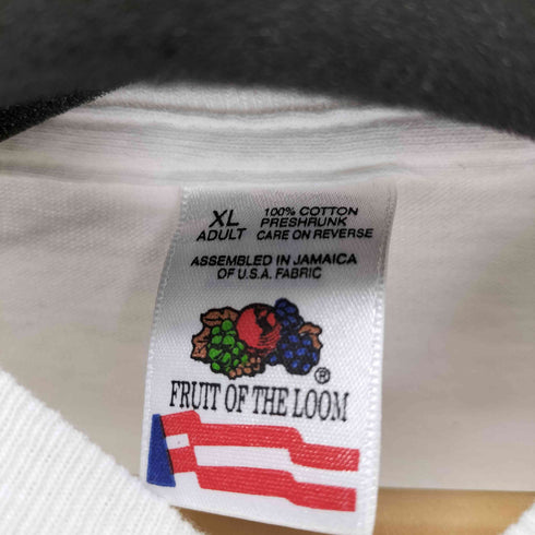 フルーツオブザルーム FRUIT OF THE LOOM シングルステッチ プリントクルーネックTシャツ メンズ import:XL