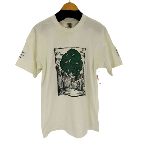 フルーツオブザルーム FRUIT OF THE LOOM シングルステッチ プリントクルーネックTシャツ メンズ import:XL