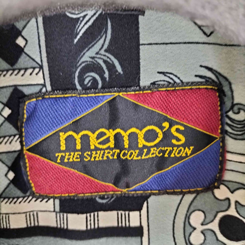memo's 総柄シャンブレーシャツ メンズ import:L