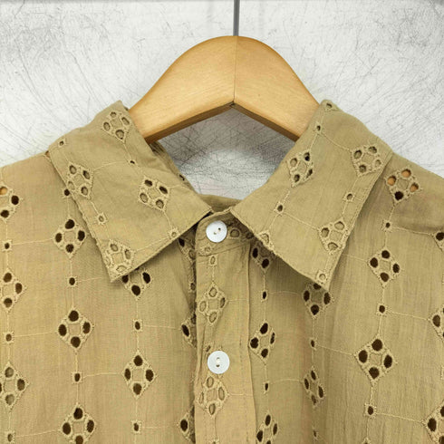 ニッチ niche. INDUSTRIAL HINDUSTAN Lace Reglar Collar Shirts レディース L