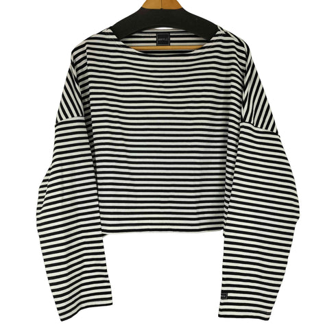 ウィッフル WIFFLE ボーダー SHORT BIG L カットソー レディース FREE