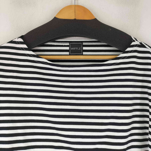 ウィッフル WIFFLE ボーダー SHORT BIG L カットソー レディース FREE