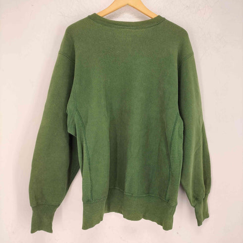 チャンピオン Champion USA製 袖目あり REVERSE WEAVE 刺繍タグ カレッジロゴ クルーネックスウェット メンズ import:L
