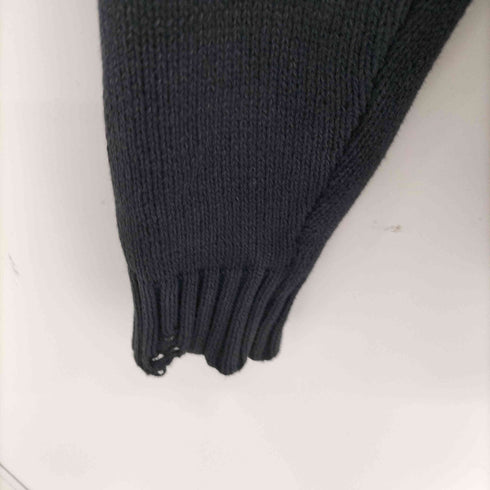 ザラ ZARA ダメージ加工 コットンニット メンズ import:L