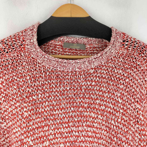 クルチアーニ Cruciani MADE IN ITALY プリントヤーンロールネックセーター メンズ