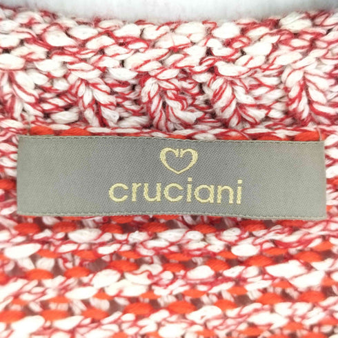 クルチアーニ Cruciani MADE IN ITALY プリントヤーンロールネックセーター メンズ