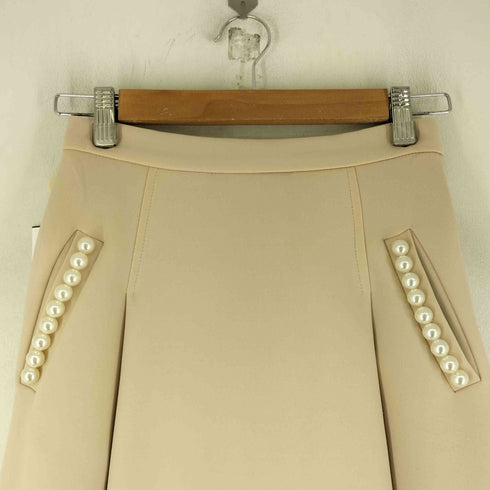 トッコクローゼット tocco closet ポケットパール付きダイバータックフレアスカート レディース