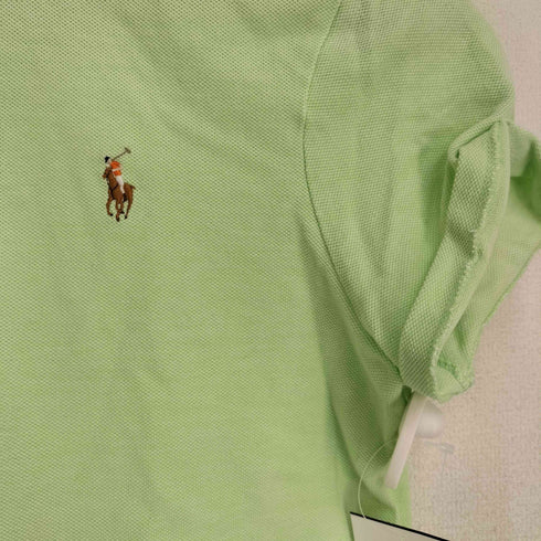 ラルフローレン RALPH LAUREN ポニー刺繍 S/S 鹿の子 ポロシャツ レディース import:S