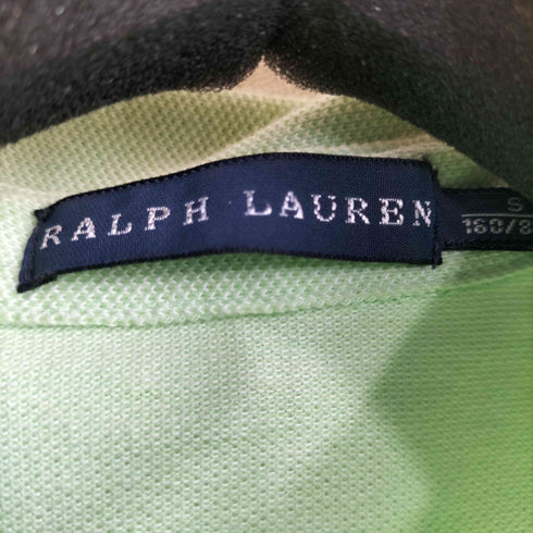 ラルフローレン RALPH LAUREN ポニー刺繍 S/S 鹿の子 ポロシャツ レディース import:S