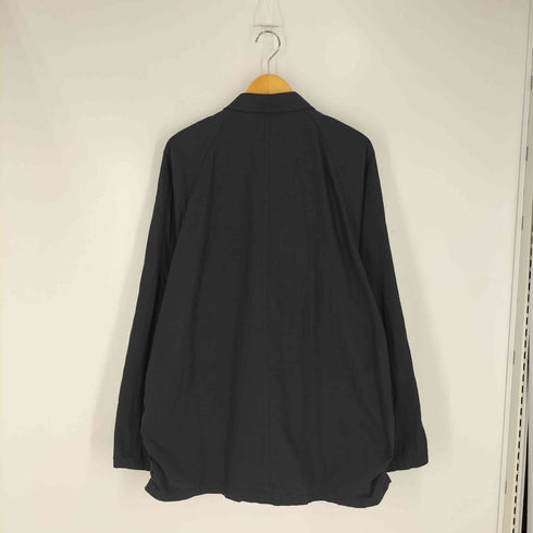ヨウジヤマモトプールオム Yohji Yamamoto POUR HOMME サイドゴムシャーリング 染め コットン 3B オーバーサイズテーラードジャケット メンズ JPN:3