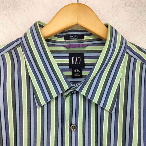 ギャップ Gap ストライプ L/S シャツ メンズ XXL
