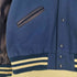 Dilly メルトンウール 袖レザー スタジャン メンズ import:M