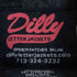 Dilly メルトンウール 袖レザー スタジャン メンズ import:M