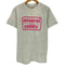 90s Hanes ボディ 袖裾シングルステッチ mineral county プリント クルーネック半袖Tシャツ メンズ import:M