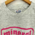 90s Hanes ボディ 袖裾シングルステッチ mineral county プリント クルーネック半袖Tシャツ メンズ import:M