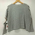 ロクビューティーアンドユースユナイテッドアローズ 6 BEAUTY & YOUTH UNITED ARROWS BORDER SLIT SLEEVE PULLOVER レディース JPN:36