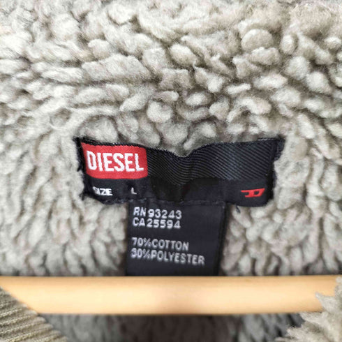 ディーゼル DIESEL Y2K コーデュロイボアジャケット メンズ L