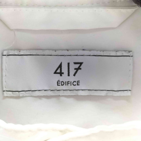 フォーワンセブンバイエディフィス 417 by EDIFICE バンドカラー シャツ メンズ JPN:L