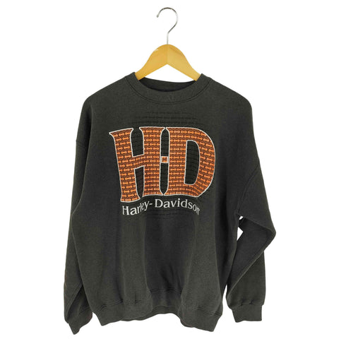 ハーレーダビッドソン HARLEY-DAVIDSON 90S USA製 両面プリントスウェット メンズ import:XL