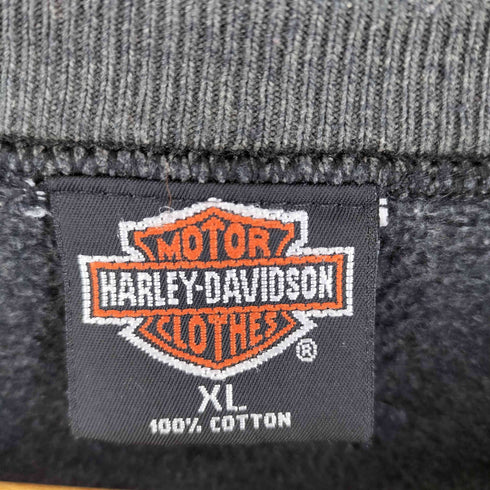 ハーレーダビッドソン HARLEY-DAVIDSON 90S USA製 両面プリントスウェット メンズ import:XL