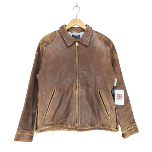 MOTIVE deerskin ロケットタロン キルティングライナー付き レザージャケット メンズ M