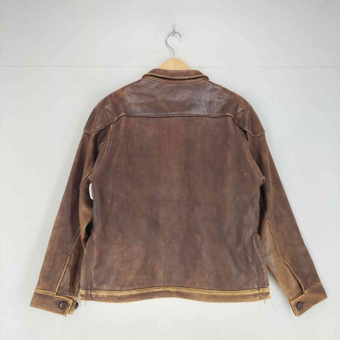 MOTIVE deerskin ロケットタロン キルティングライナー付き レザージャケット メンズ M