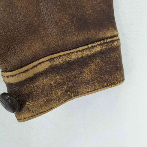 MOTIVE deerskin ロケットタロン キルティングライナー付き レザージャケット メンズ M