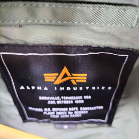 アルファインダストリーズ ALPHA INDUSTRIES ワッペンデザイン CWUジャケット メンズ import:M