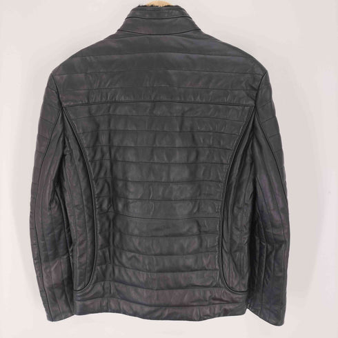 zoee collection lamb leather ラムレザー ファー付き ジップアップ ブルゾンジャケット Y2K メンズ import:XL