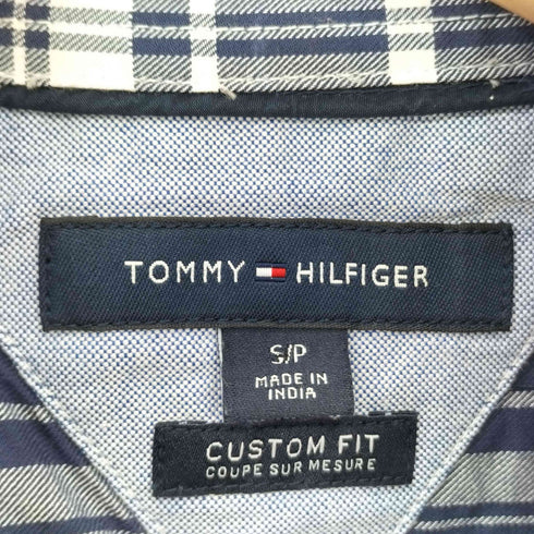 トミーヒルフィガー TOMMY HILFIGER CUSTOM FIT S/S チェックシャツ メンズ JPN:S