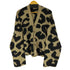 ラッドミュージシャン LAD MUSICIAN MIDDLE GAUGE WJQ KNIT VINTAGE LEOPARD CARDIGAN メンズ JPN:44