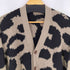 ラッドミュージシャン LAD MUSICIAN MIDDLE GAUGE WJQ KNIT VINTAGE LEOPARD CARDIGAN メンズ JPN:44