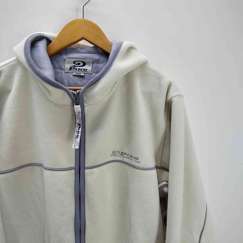 ピコ PIKO 00S パイピング ライン ボア フリース フーデット ジャケット B系 Y2K メンズ import:L