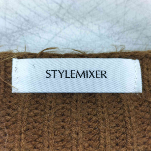 スタイルミキサー STYLEMIXER ヘアリーフリンジニット レディース FREE