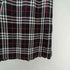 バーバリーブルーレーベル BURBERRY BLUE LABEL Checked Pleated Wrap Midi Skirt レザー ベルト ウール タータン チェック フリンジ 巻き ラップ ミディ プリーツ スカート レディース EUR:38