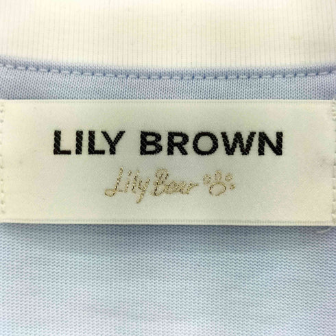 リリーブラウン Lily Brown 25ss スカーフスタイルLily BearTシャツ レディース ONE SIZE