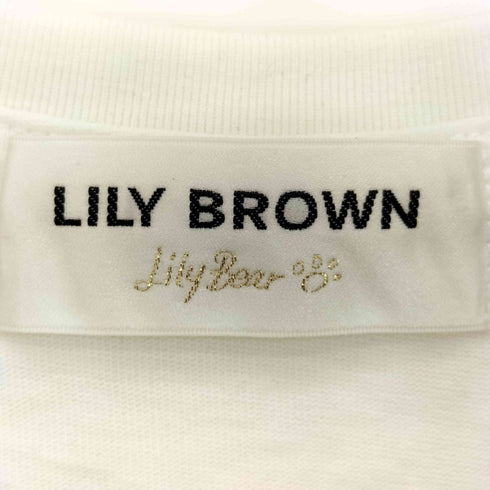 リリーブラウン Lily Brown 25ss Lily Bear Tシャツ レディース ONE SIZE