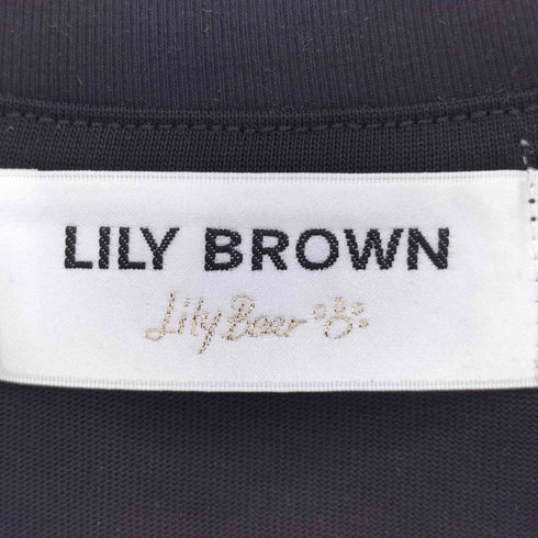 リリーブラウン Lily Brown 25ss スカーフスタイルLily BearTシャツ レディース ONE SIZE