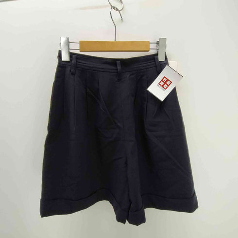トリココムデギャルソン tricot COMME des GARCONS 90S 91SS AD1990 JUNYA WATANABE 渡辺淳弥期 3タック ワイド ウール ギャバ ショート パンツ ショーツ レディース JPN:M