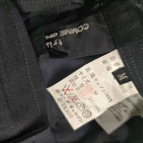 トリココムデギャルソン tricot COMME des GARCONS 90S 91SS AD1990 JUNYA WATANABE 渡辺淳弥期 3タック ワイド ウール ギャバ ショート パンツ ショーツ レディース JPN:M