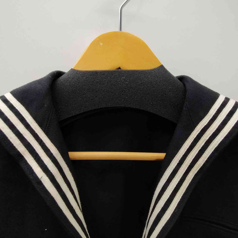 ユーエスネイビー U.S.NAVY 90S JUMPER MAN'S NAVSECGRUACT Misawa 米軍 海軍 マリン ボーダー セーラー スキッパー シャツ 1994年会計 メンズ