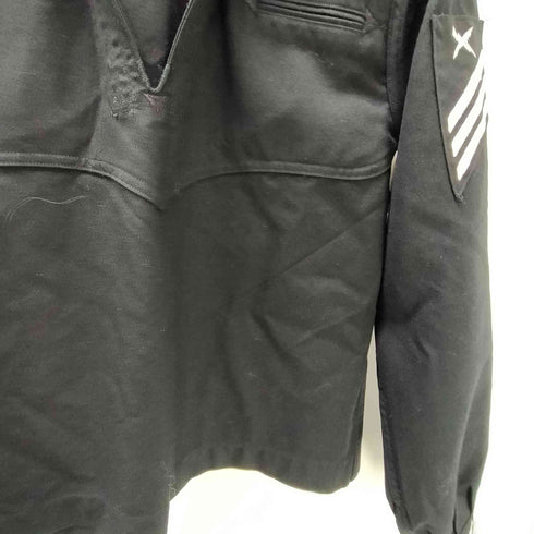 ユーエスネイビー U.S.NAVY 90S JUMPER MAN'S NAVSECGRUACT Misawa 米軍 海軍 マリン ボーダー セーラー スキッパー シャツ 1994年会計 メンズ